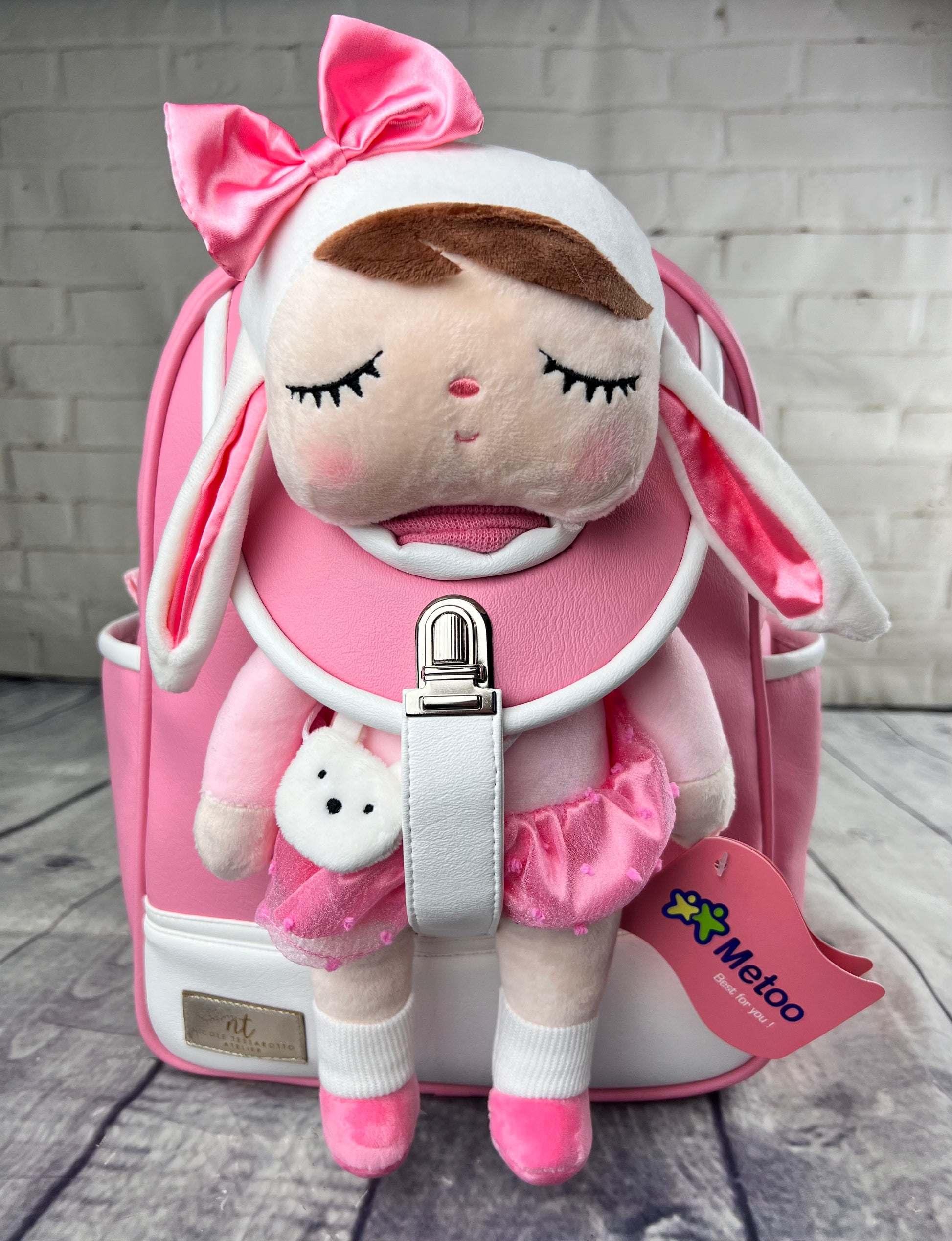 ETHEL + outlets ROW Baby Plush Bunny Backpack